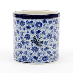 Pojemnik 003 h-15cm <br> 1443X Ważka w kwiatach